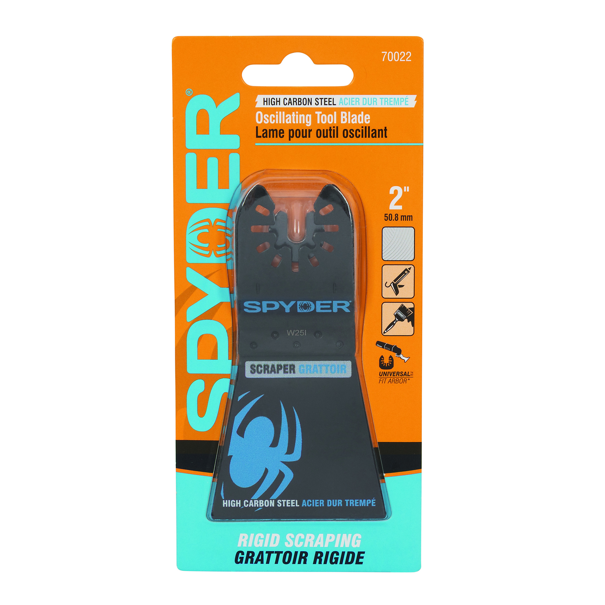 SPYDER 2-Inch Oscillating Tool Rigid Scraper Blade 70022